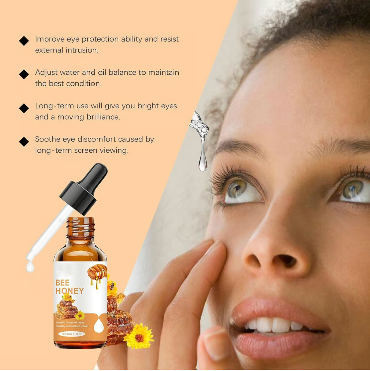 Gotas oftálmicas de miel Jimerito OFTÁLMICAS MILAGROSAS PARA PROBLEMAS DE OJOS/ OFERTA 2X1 ✅