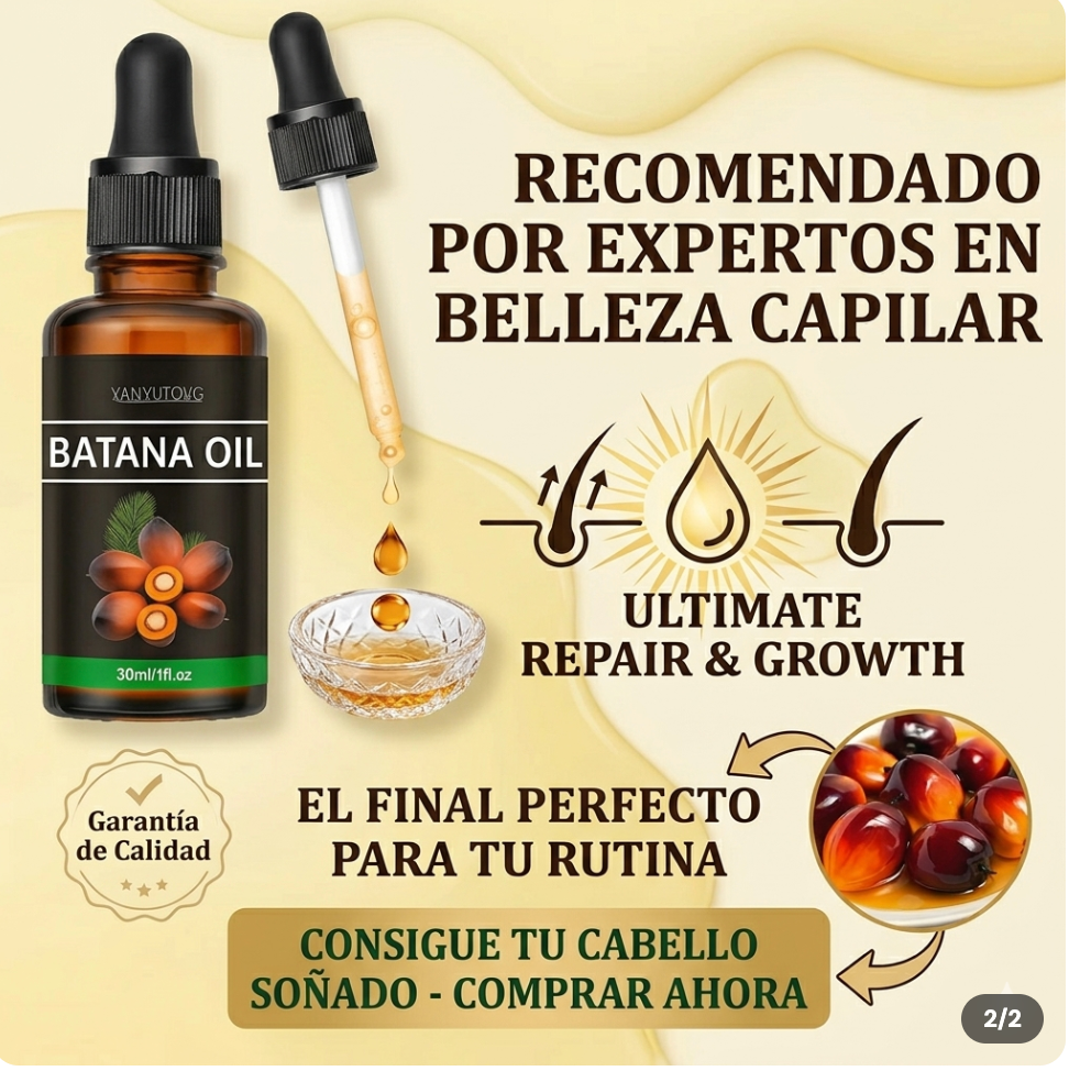 Aceite de Batana 2x1 ✅| El Secreto para Prevenir la caída del cabello y Estimular el Crecimiento