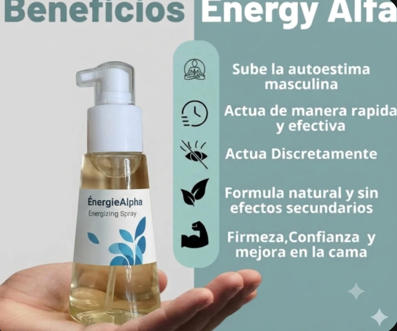 Spray Natural Para una Erección Rapida, Potente y Duradera | ¡Erecciones duras como una roca en 43 segundos! OFERTA POR TIEMPO LIMITADO🔥