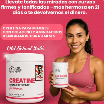 CREATINE WOMAN - GLUTEOS MAS GRANDES EN 30 DÍAS 🍑  OFERTA ESTE MES ✅