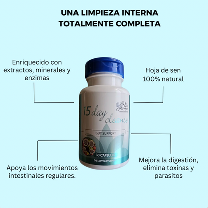 Suplemento Limpieza de 15 Días para Intestino y Colon  ✅ EL PAGO DEBE SER ANTICIPADO SI NO DESEA ASI NO HAGA SU PEDIDO GRACIAS✅ ENVIO EN TODA VENEZUELA POR MRW 🇻🇪