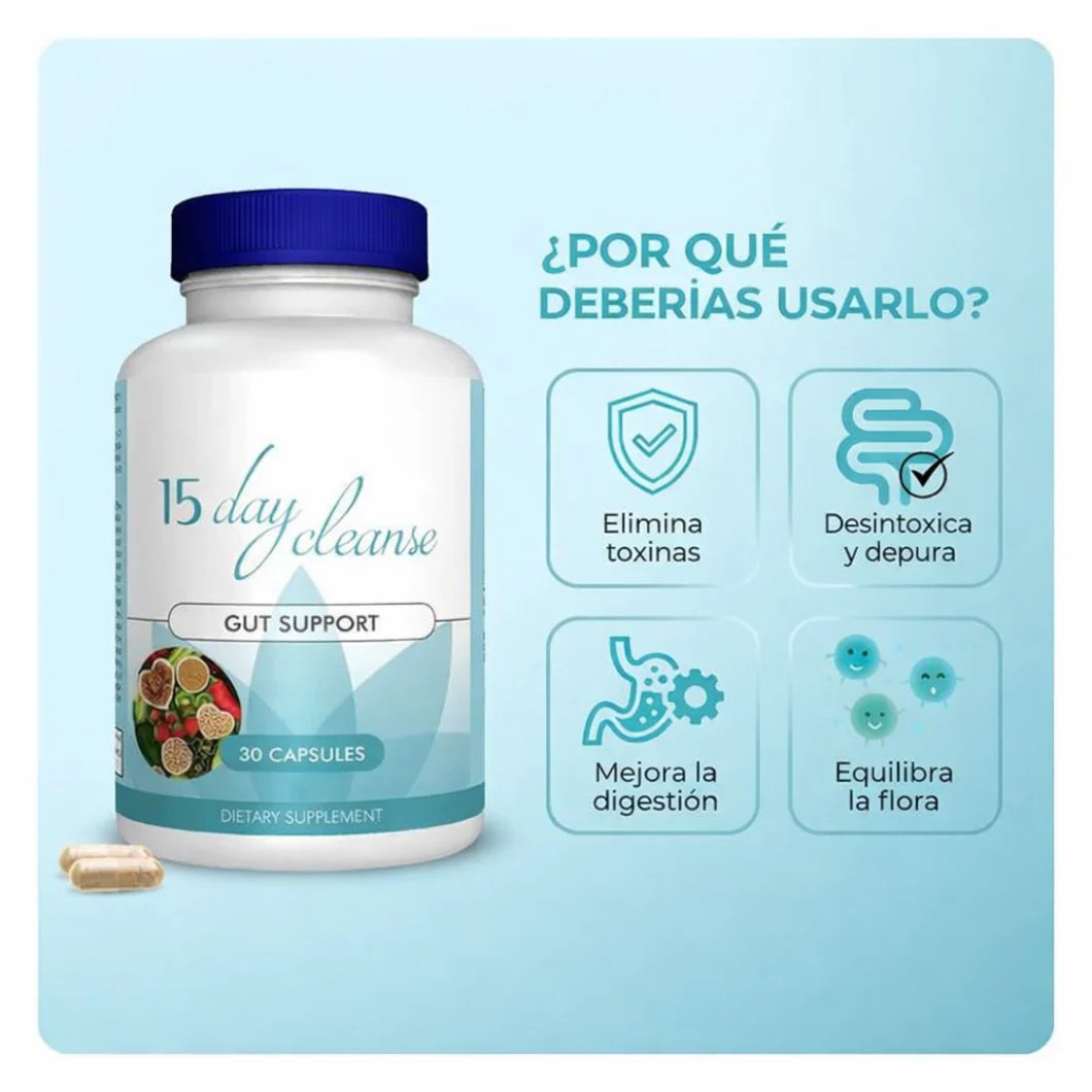 Suplemento Limpieza de 15 Días para Intestino y Colon  ✅ EL PAGO DEBE SER ANTICIPADO SI NO DESEA ASI NO HAGA SU PEDIDO GRACIAS✅ ENVIO EN TODA VENEZUELA POR MRW 🇻🇪