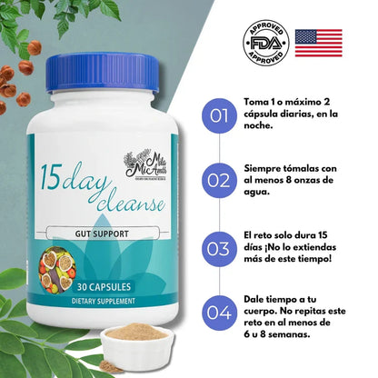 Suplemento Limpieza de 15 Días para Intestino y Colon  ✅ EL PAGO DEBE SER ANTICIPADO SI NO DESEA ASI NO HAGA SU PEDIDO GRACIAS✅ ENVIO EN TODA VENEZUELA POR MRW 🇻🇪